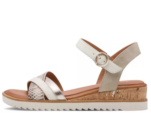 Jana 28762 46499 divatos női tépőzáras telitalpú szandál