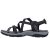 Skechers 40955 BLK kényelmes női szandál