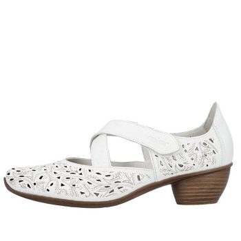   Rieker 43773 80 tépőzáras lyukacsos női nyitott félcipő