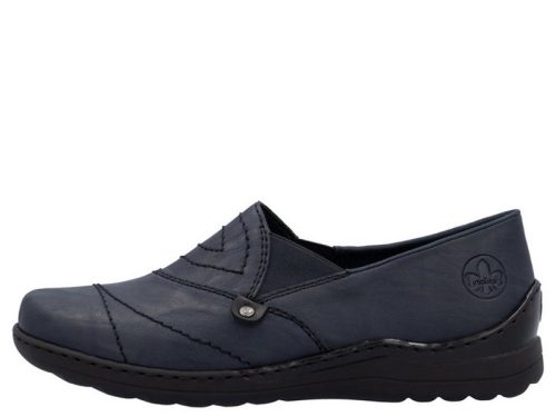 Rieker 48961 14 kényelmes női bebújós félcipő H szélességben