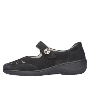   Waldlaufer 607309 175070 széles női kényelmi tépőzáras félcipő