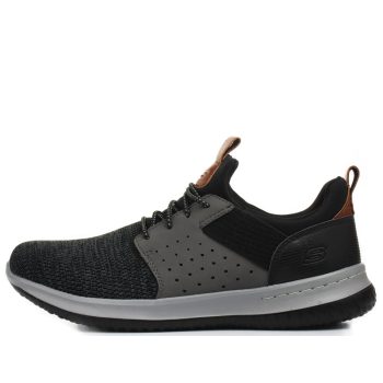 Skechers 65474 BKGY kényelmes férfi félcipő