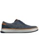 Skechers 65981 NVY divatos férfi fűzős vászoncipő