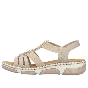   Rieker 66201 62 divatos bebújós női szandál kagyló díszítéssel