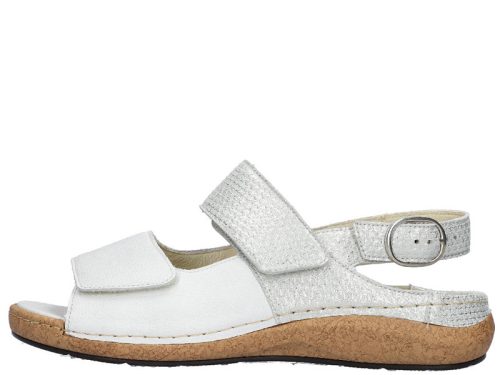 Waldlaufer 681003 203893 kényelmes tépőzáras női szandál széles lábra