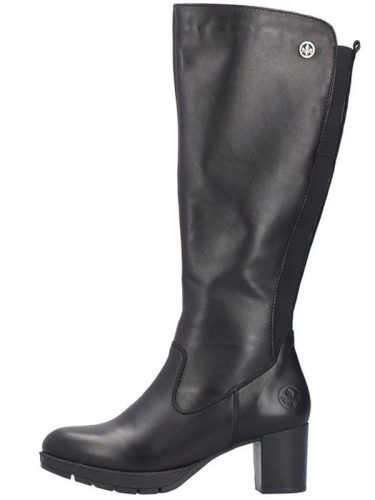 Rieker 77684 00 csinos női magassarkú csizma