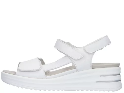 Waldlaufer 795008 189148 divatos női tépőzáras platform bőr szandál