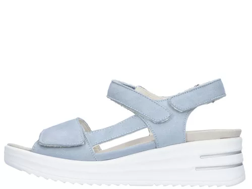 Waldlaufer 795008 189267 divatos női tépőzáras platform bőr szandál