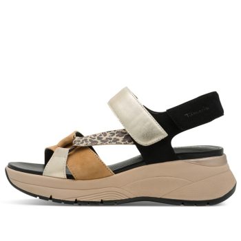   Tamaris Comfort 88737 46098 divatos női tépőzáras platform szandál
