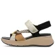 Tamaris Comfort 88737 46098 divatos női tépőzáras platform szandál