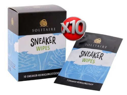 SOLITAIRE SNEAKER WIPES – 10 DARABOS SNEAKER GYORSTISZTÍTÓ TÖRLŐKENDŐ