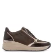 Jana TEX 23789 47361 divatos vízálló női fűzős wedge félcipő