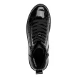 Jana 25264 45018 divatos fűzős magasszárú sneaker lakkozott felsőrésszel