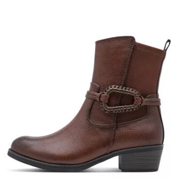   Marco Tozzi 25368 47392 divatos western stílusú női bokacsizma
