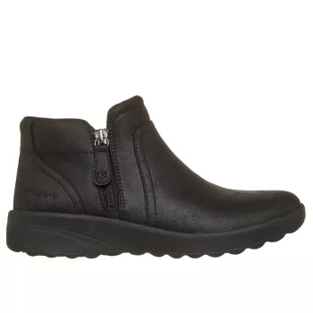 Skechers Relaxed Fit 159637 BBK kényelmes női bokacsizma