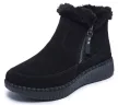 Skechers 168108 BBK női bőr bokacsizma - cipzáras, vízlepergető felsőrésszel