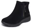 Skechers 168188 BBK női bőr bokacsizma - cipzáras, vízlepergető felsőrésszel