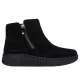 Skechers Relaxed Fit 169086 BBK kényelmes női bőr bokacsizma