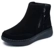 Skechers Relaxed Fit 169086 BBK kényelmes női bőr bokacsizma