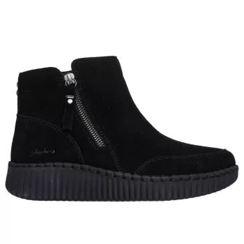   Skechers Relaxed Fit 169086 BBK kényelmes női bőr bokacsizma