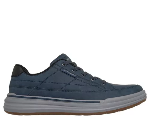 Skechers Relaxed Fit®  211394 NVY kényelmes férfi bebújós utcai cipő