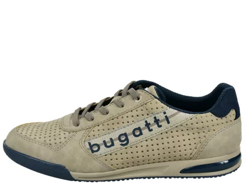 Bugatti A3801 5300 divatos férfi fűzős félcipő lyukacsos felsőrésszel