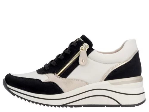 Remonte D0T01 03 stílusos fűzős női félcipő magasított talpon