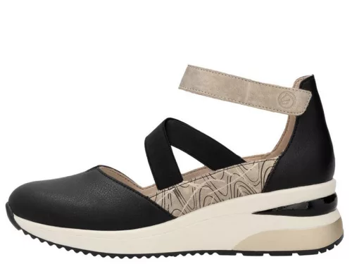 Remonte D2411 03 extravagáns női tépőzáras wedge szandálcipő