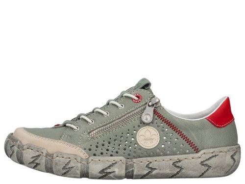 Rieker L0355 52 női bebújós lyukacsos félcipő