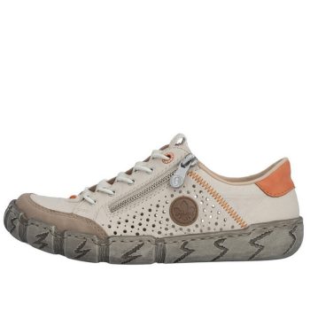 Rieker L0355 61 női bebújós lyukacsos félcipő