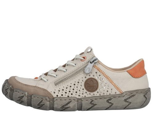 Rieker L0355 61 női bebújós lyukacsos félcipő