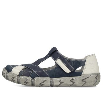 Rieker L0378 14 női tépőzáras lyukacsos szandálcipő