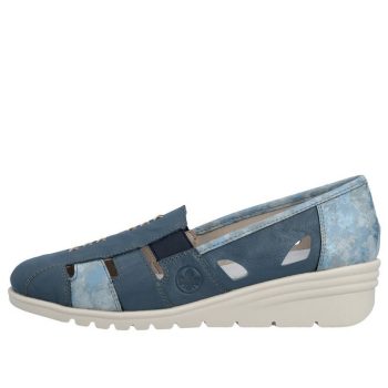 Rieker L5358 12 bebújós lyukacsos női komfort félcipő