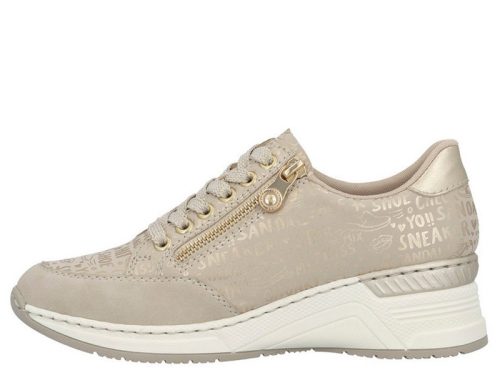 Rieker N4316 62 női fűzős telitalpú félcipő