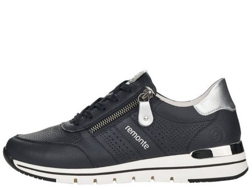 Remonte R6705 14 divatos fűzős lyukacsos sneaker