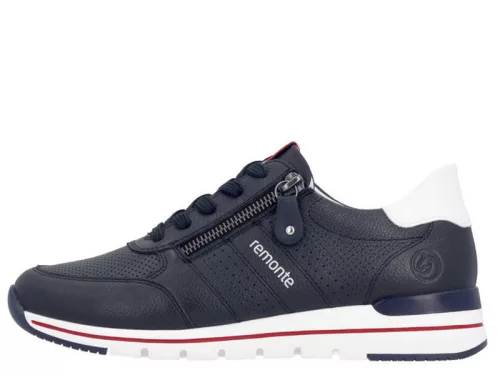 Remonte R6705 15 divatos fűzős lyukacsos sneaker