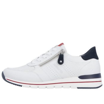 Remonte R6705 82 divatos fűzős lyukacsos sneaker