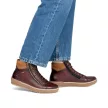 Remonte TEX D0772 37 divatos, vízálló női fűzős bőr magassárú sneaker