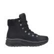 Rieker Sport TEX 48034 00 női bokacipő,  vízálló fűzős telitalpú
