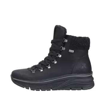   Rieker Sport TEX 48034 00 női bokacipő,  vízálló fűzős telitalpú