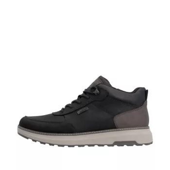   Rieker TEX  B5501 00 férfi bőr bokacsizma, vízálló, fűzős
