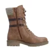 Rieker TEX Y9107 24 női félcsizma, vízálló, fűzős, military stílusú