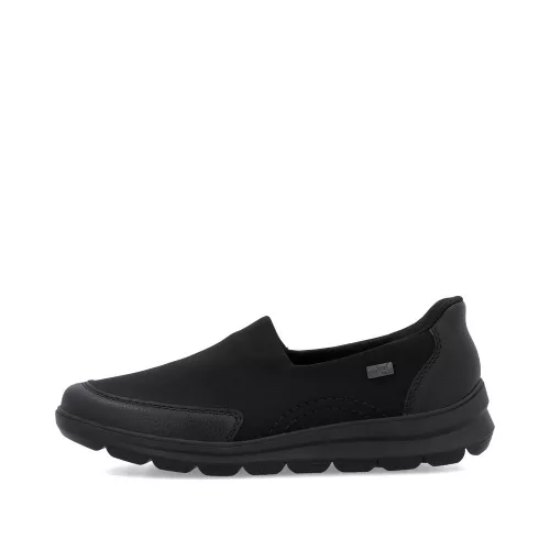 Rieker TEX Z0054 00 kényelmes, női bebújós Ready 2 Go vízálló félcipő