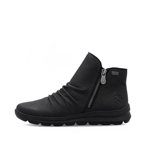 Rieker TEX Z0056 00 vízálló női cipzáras bokacsizma