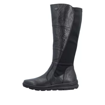    Rieker TEX Z0067 00 női bőr csizma vízálló, Vario szárbőség