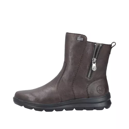 Rieker TEX Z0074 25 női bokacsizma, vízálló, cipzáras