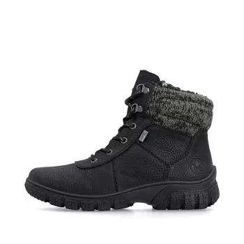 Rieker TEX Z7220 01 sportos, vízálló női fűzős bakancs