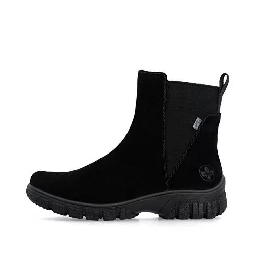 Rieker TEX Z7269 00 női bokacsizma, sportos, vízálló, cipzáras
