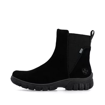   Rieker TEX Z7269 00 női bokacsizma, sportos, vízálló, cipzáras