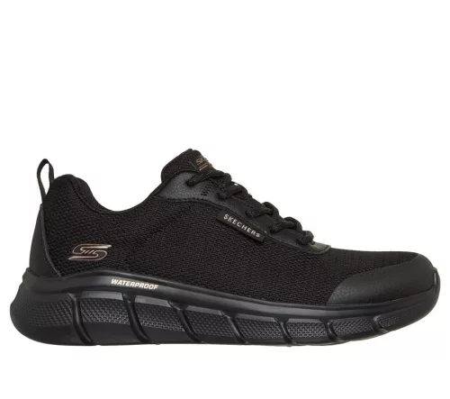 Skechers  BOBS 117351 BBK vízlepergető női fűzős félcipő